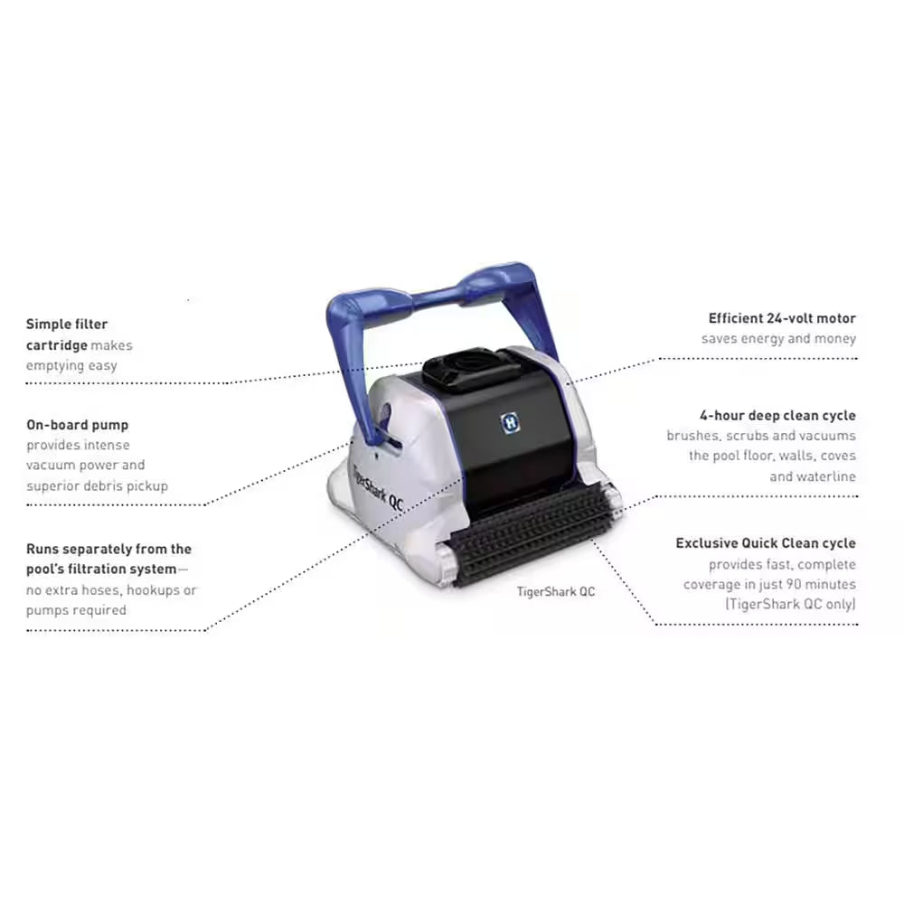 Tigershark QC Robotic Pool Vacuum