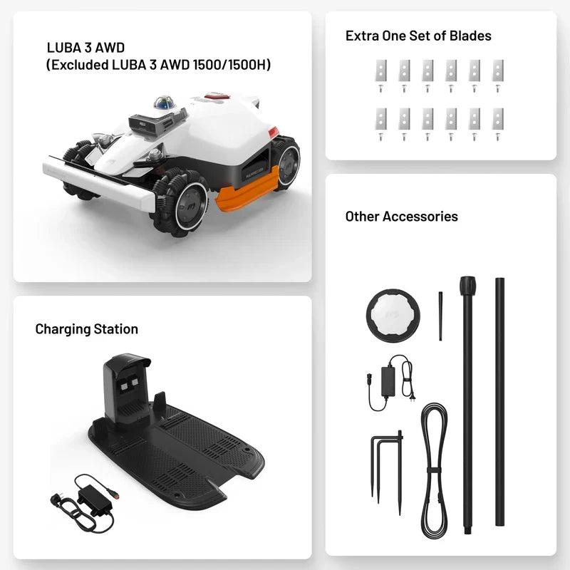 Mammotion Luba 3 AWD Robotic Lawn Mower